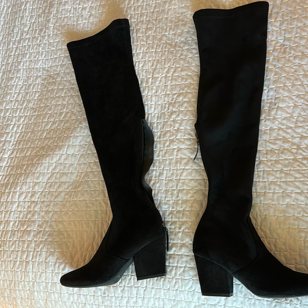 Women’s winter over the knee or scrunch tall black boots